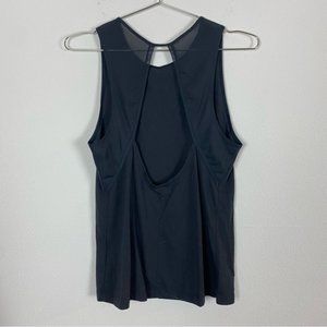 Nike Black Sporty Open Back Tank Top